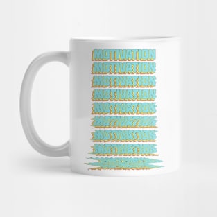 Motivation - Nihilist / Depression Meme Typographic Design Mug